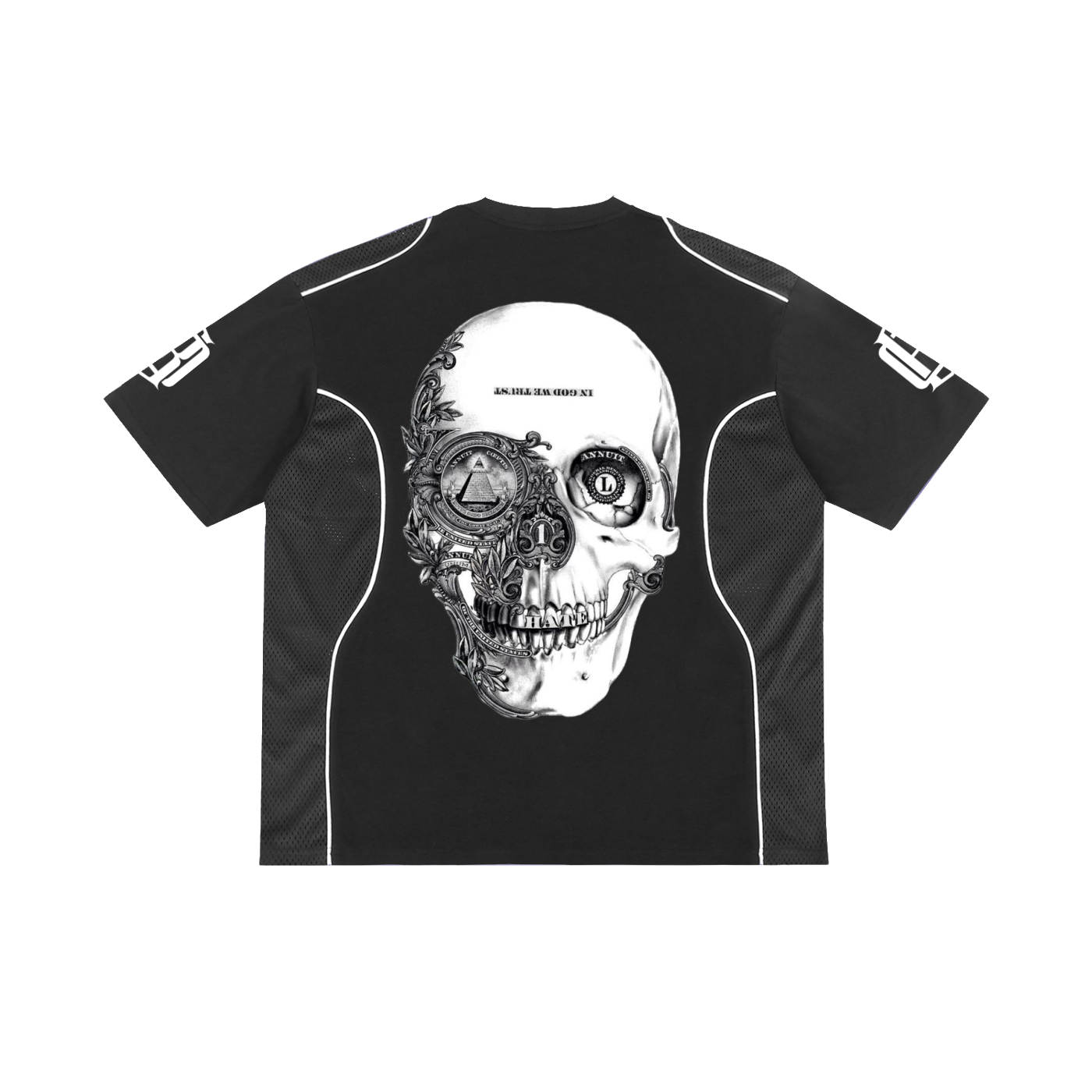Contrast Piped Panel T-Shirt