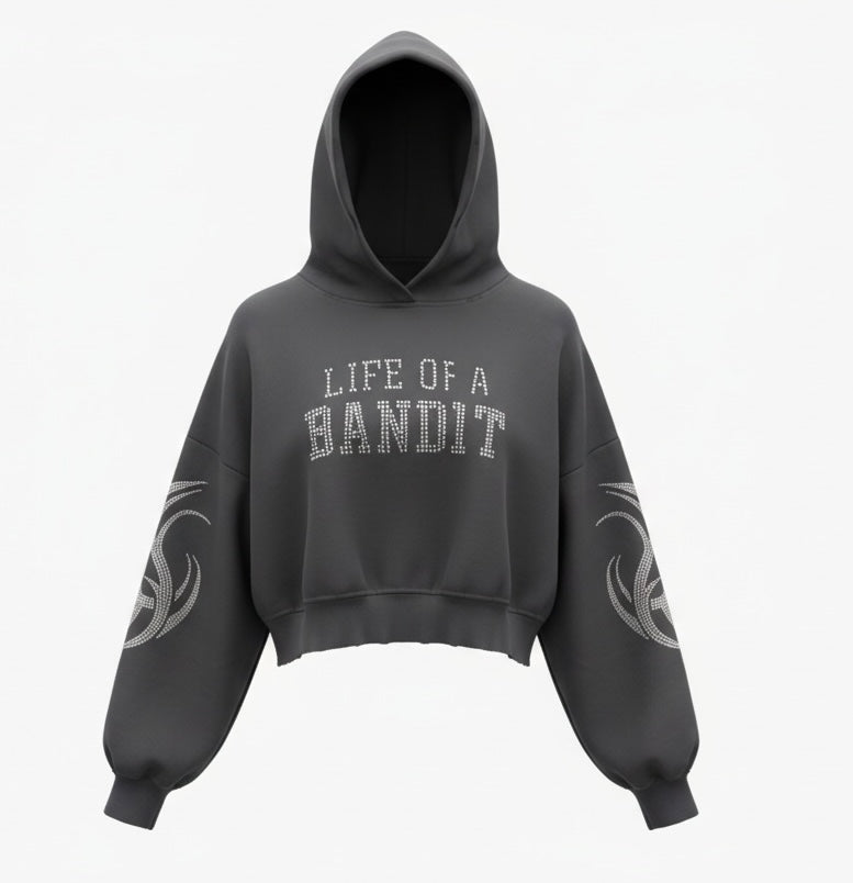 BELLA STAR CROPTOP HOODIE