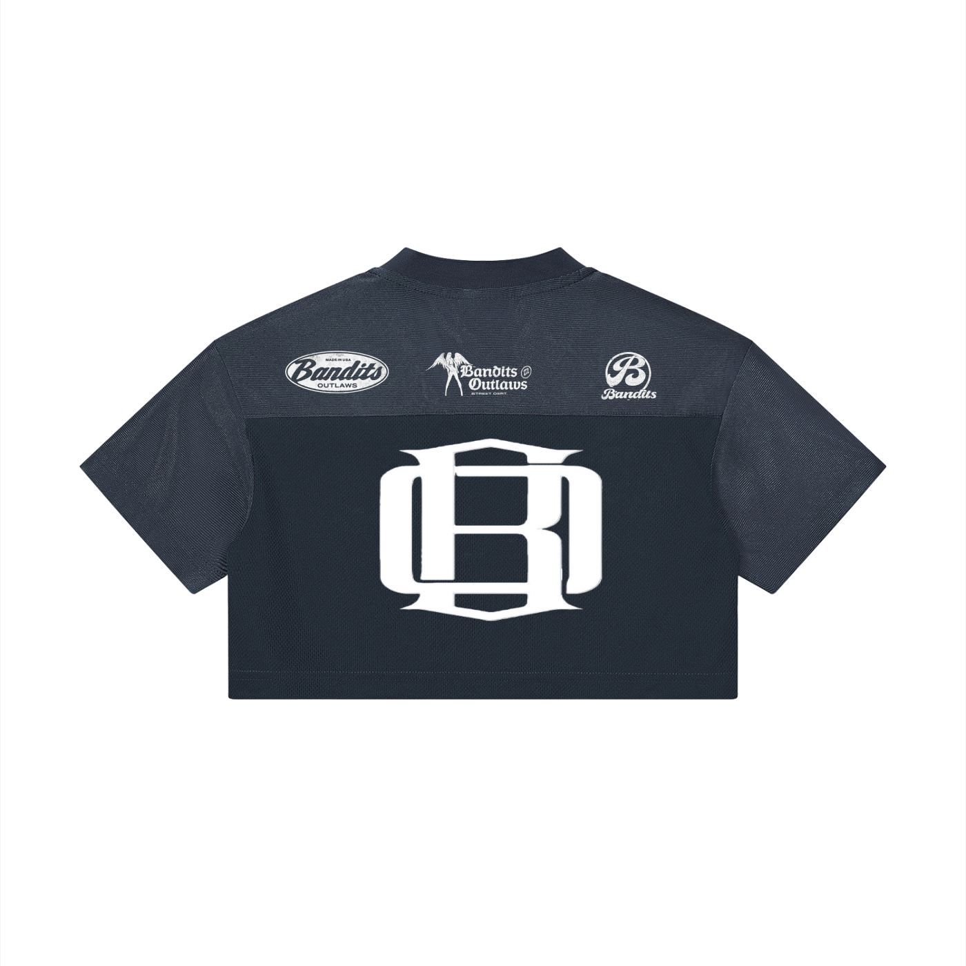 Women’s Cropped Paneled V-Neck Jersey