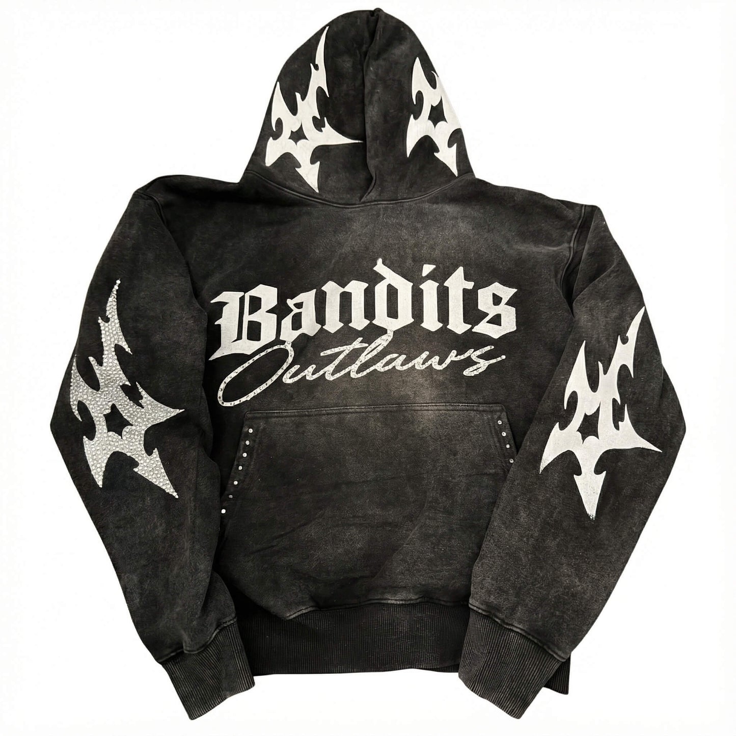 Bandits Outlaws™ Pancho Villa Heavyweight Rhinestone Hoodie