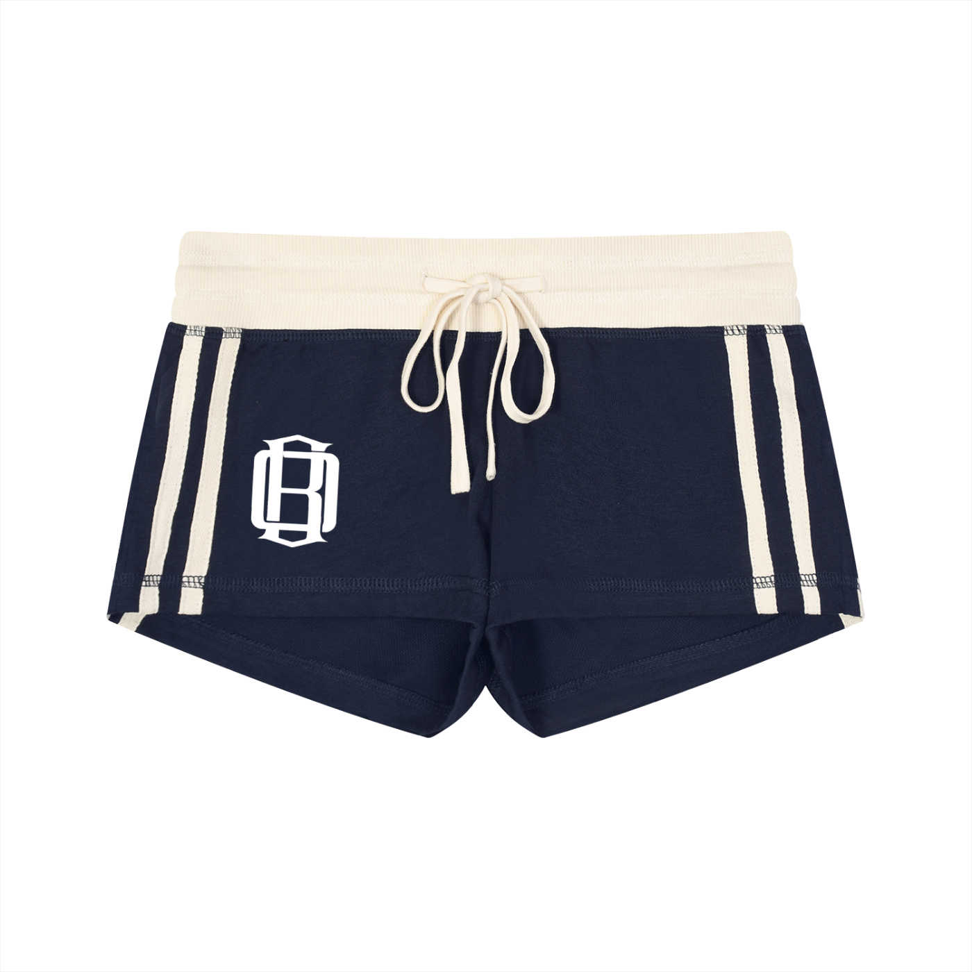 Women's Contrast Stripe Track Shorts