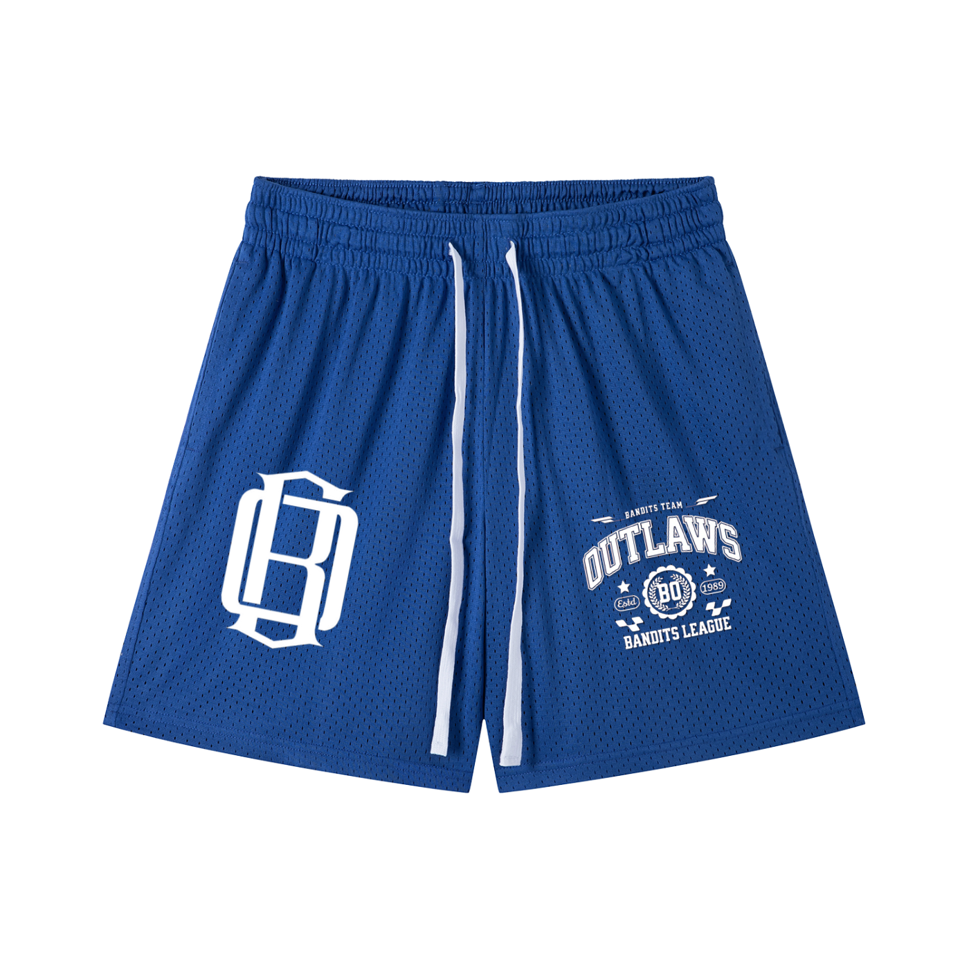 Mesh Drawstring Shorts gansta university