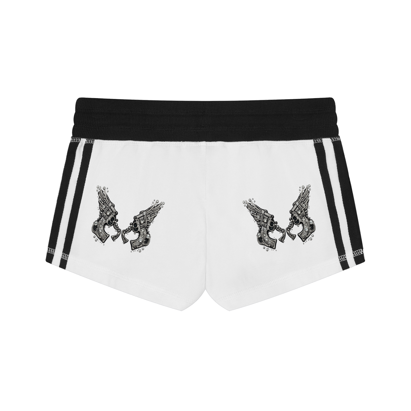 Women's Contrast Stripe Track Shorts