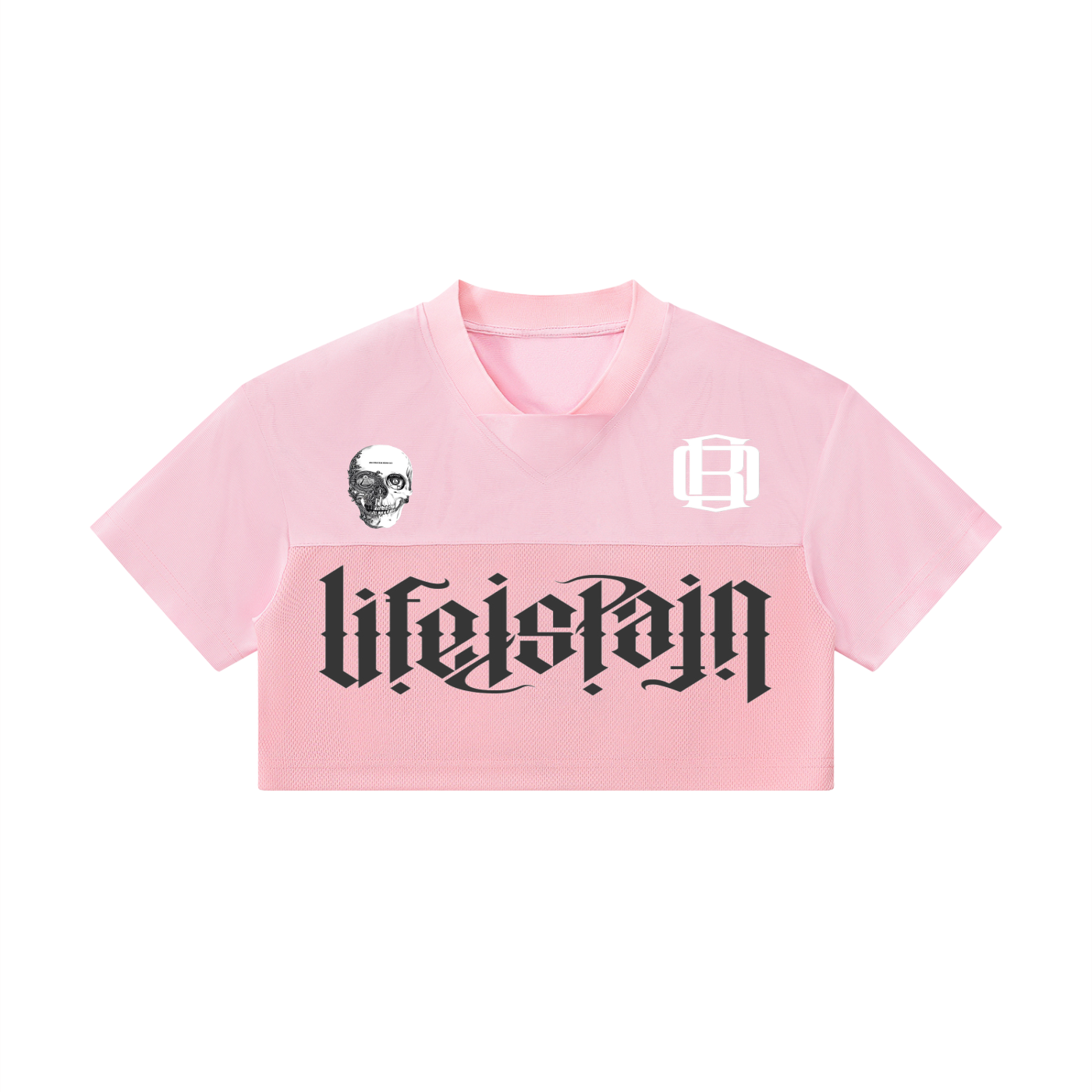Women’s Cropped Paneled V-Neck Jersey