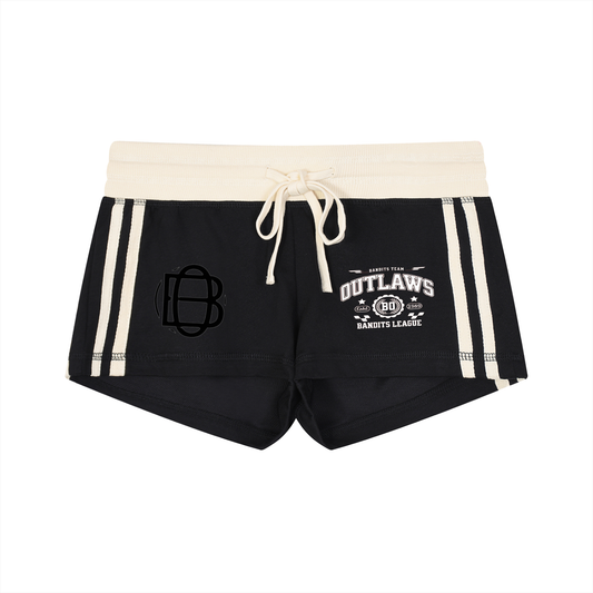 Women's Contrast Stripe Track Shorts outlaws