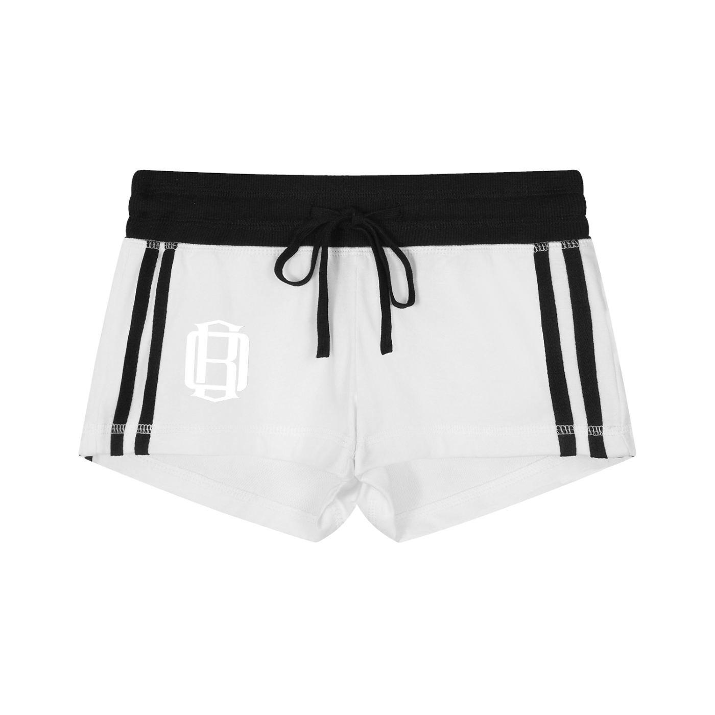 Women's Contrast Stripe Track Shorts