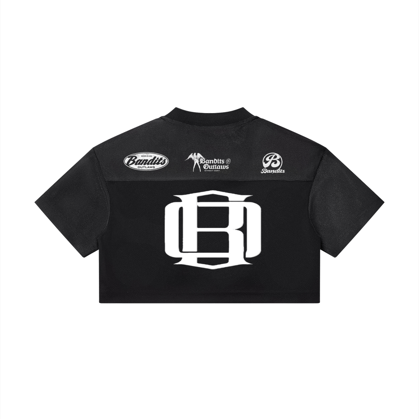 Women’s Cropped Paneled V-Neck Jersey